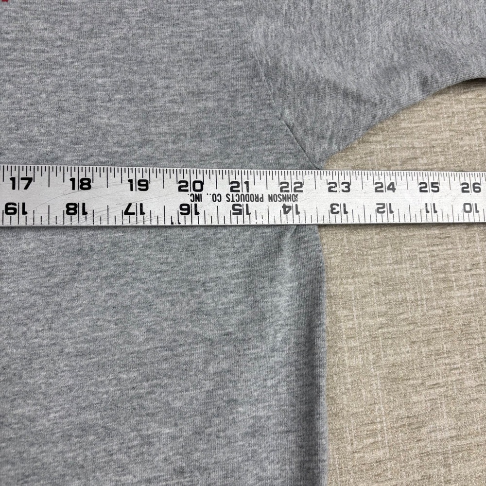 Fruit of the Loom Mens XL Gray Early Bird Special Crime Does Pay Graphic T-Shirt - Picture 6 of 8
